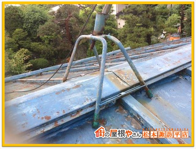 諏訪市雨漏り点検　アンテナ